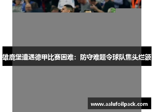 雄鹿堡遭遇德甲比赛困难：防守难题令球队焦头烂额